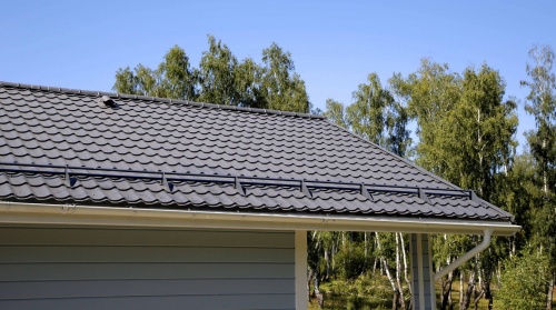 Металлочерепица классик 0,5 Satin RAL 3005 красное вино